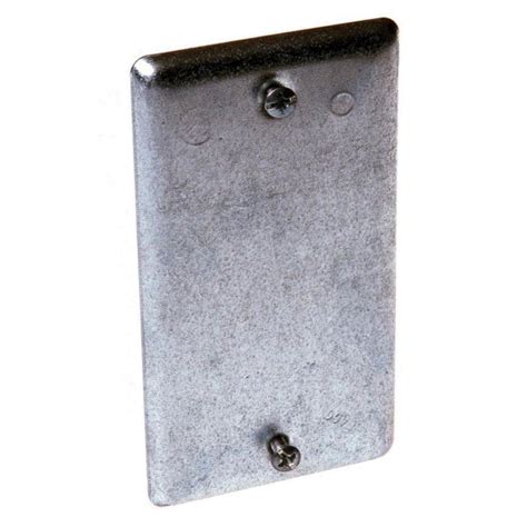 raco rectangle steel 1 gang box cover|raco electrical box cover.